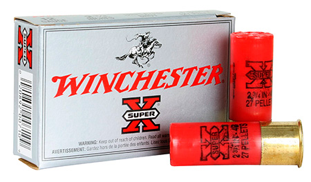WIN SUPERX 12GA 2.75 #4BK 27PL 5/250 - for sale