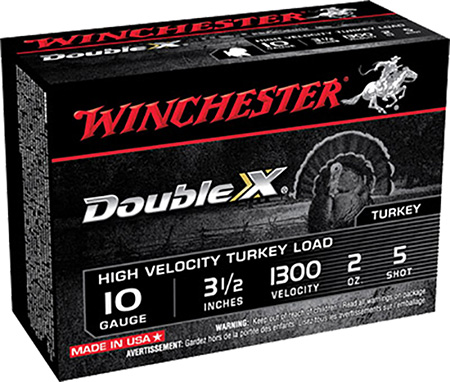 WINCHESTER DOUBLE-X 10GA 3.5" 2OZ #5 10RD 10BX/CS - for sale