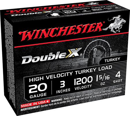 WIN DBL X HV TRKY 20GA 3" #4 10/100 - for sale