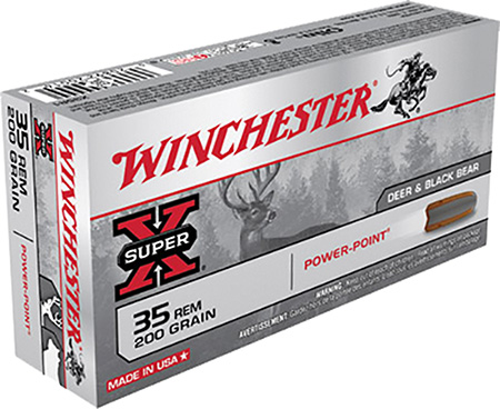 WINCHESTER SUPER-X 35 REM 200GR POWER POINT 20RD 10BX/CS - for sale
