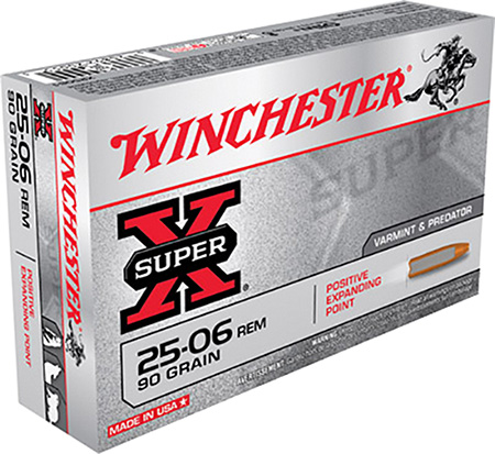 WINCHESTER SUPER-X 25-06 REM 90GR EXPAND PNT 20RD 10BX/CS - for sale