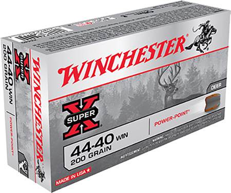 WINCHESTER SUPER-X 44-40 WIN 200GR JSP-FN 50RD 10BX/CS - for sale