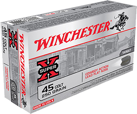WINCHESTER COWBOY 45 LC 250GR LEAD-FP 50RD 10BX/CS - for sale
