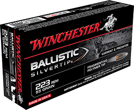 WINCHESTER SUPREME 223 REM 55GR SILVER-TIP 20RD 10BX/CS - for sale