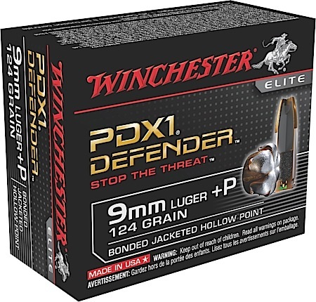 WINCHESTER SUPREME 9MM LUGER 124GR PDX1 DEF 20RD 10BX/CS - for sale