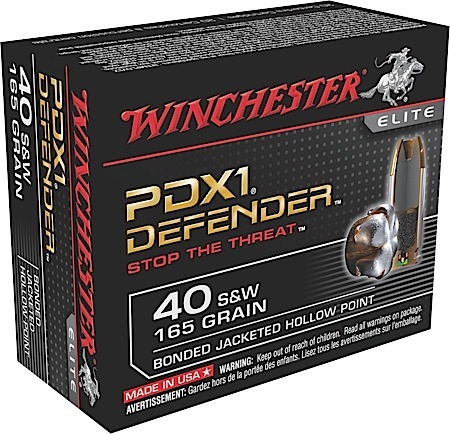 WINCHESTER SUPREME ELITE 40 SW 165GR PDX1 DEF 20RD 10BX/CS - for sale
