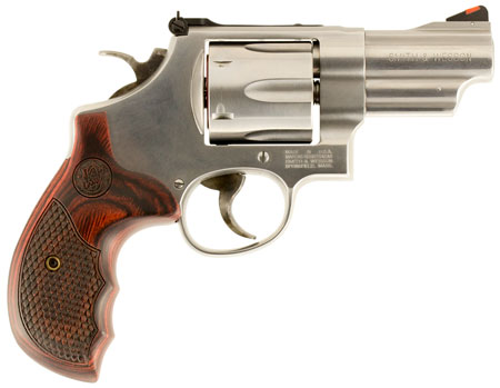 S&W 629 DELUXE 44MAG 3" AS 6-SH ROUND BUTT WOOD GRIPS - for sale