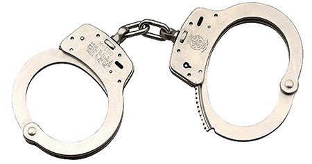 Smith & Wesson - 100 - MDL 100 NKL CHN-LNK HANDCUFFS for sale