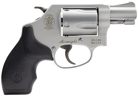 S&W 637 38SPL+P 1.875" FS 5-SHOT SS BLACK RUBBER - for sale