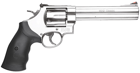 S&W 629 44MAG 6.5" AS 6-SHOT STAINLESS STEEL RUBBER - for sale