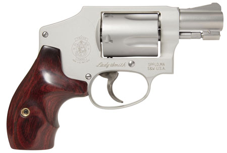 S&W 642LS 38SPL+P 1.875" FS SS WOOD FINGER GROOVE - for sale