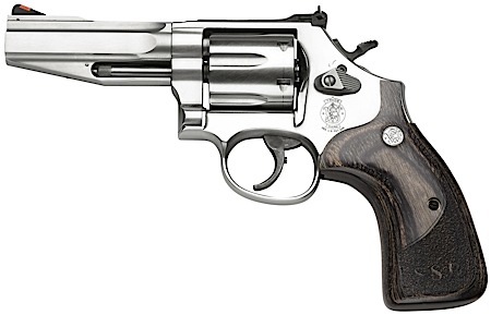 S&W PRO SERIES 686SSR 357 4" AS 6-SHOT SS BLK. LAM. GRIPS< - for sale