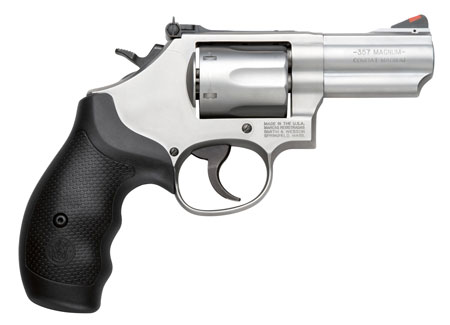 S&W 66 357 MAGNUM 2.75" ADJ 6-SHOT STAINLESS RUBBER - for sale