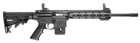 S&W M&P15-22 SPORT 22LR 16.5" 10-SH 6-POS STOCK W/SIGHTS BL - for sale