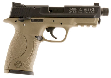 S&W M&P22 COMPACT 22LR 3.56" AS 10-SHOT MATTE FDE THREADED - for sale
