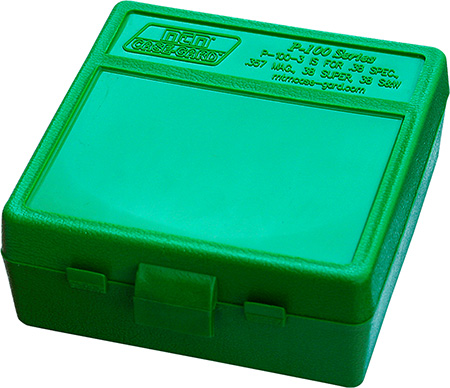mtm case-gard - Ammo Box - P100 MED HNDGN AMMO BOX 100RD - GREEN for sale