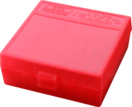 mtm case-gard - Ammo Box - P100 XLG HNDGN AMMO BOX 100RD - CLR RED for sale