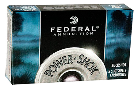 FED PWRSHK 12GA 2.75 8P 000BCK 5/250 - for sale
