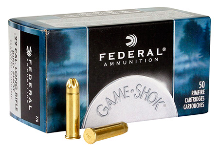 FEDERAL 22LR #12 LEAD BIRDSHOT 50RD 50BX/CS - for sale