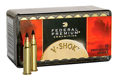 FEDERAL 17HMR 17GR V-MAX 2530FPS 50RD 60BX/CS - for sale