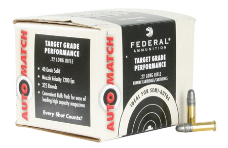 FED AUTO MTCH 22LR 40GR SLD 325/3250 - for sale