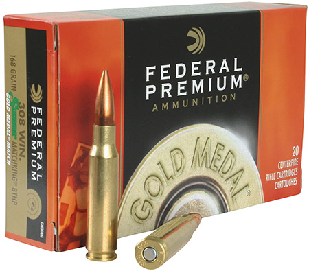 FED GOLD MDL 308WN 168GR BTHP 20/200 - for sale