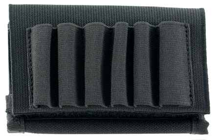 uncle mike's - Buttstock Shell Holder - BLK RIFLE STOCK SHELL HOLDER W/FLAP for sale