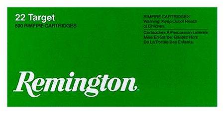 REMINGTON TARGET 22LR 40GR RN STANDARD-VEL 50RD 100BX/CS - for sale