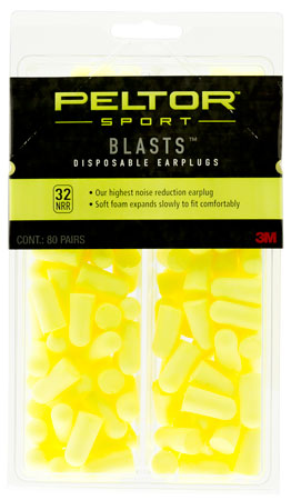 peltor - Sport - SPORT BLASTS DISP EARPLUGS 80 PK YLW for sale