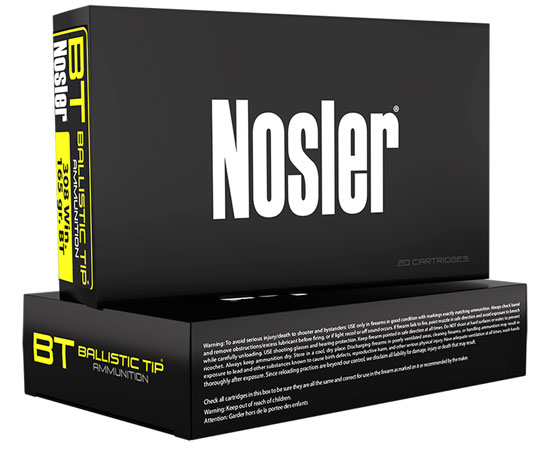 NOSLER 243 WIN 90GR BALLISTIC TIP 20RD 10BX/CS - for sale