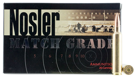 NOSLER MATCH GRADE 28 NOSLER 168GR CUSTOM HPBT 20RD 10BX/C! - for sale
