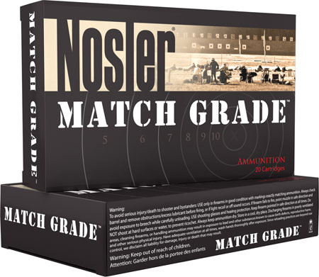 NOSLER MATCH GRADE 33 NOSLER 300GR CUSTOM HPBT 20RD 10BX/C< - for sale