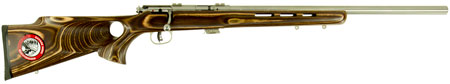 SAVAGE MARK II-BTVS 22LR 21" HB ACCU TRIG SS/BRN LAM T-HOLE - for sale