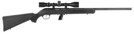SAVAGE 64FVXP 22LR 21" HB W/3-9X40 BLUE/BLACK SYNTHETIC - for sale