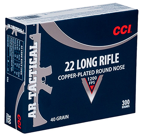CCI TACTICAL 22LR 40GR PLATED RN 1200FPS 300RD 10BX/CS - for sale