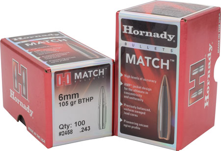 Hornady - Match - 22 Caliber - BULLET 22 CAL 224 68GR BTHP MTCH 100/BX for sale