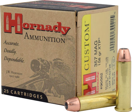 HORNADY 357 MAG 158GR XTP 25RD 10BX/CS - for sale