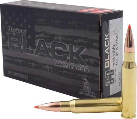 HRNDY BLACK 308WIN 155GR AMAX 20/200 - for sale
