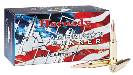 HORNADY AMERICAN GUNNER 6.5 CM 140GR BTHP 50RD 10BX/CS - for sale