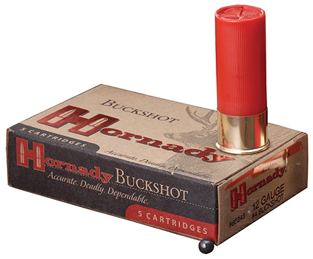 HORNADY 12GA 2.75" #4 BUCK 24 PELLETS 10RD 10BX/CS - for sale