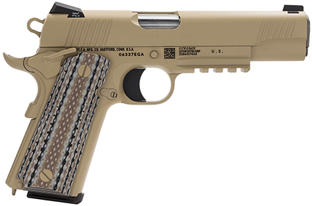COLT M45A1 45ACP 5" FS 7-SHOT W/RAIL DECOBOND BROWN - for sale