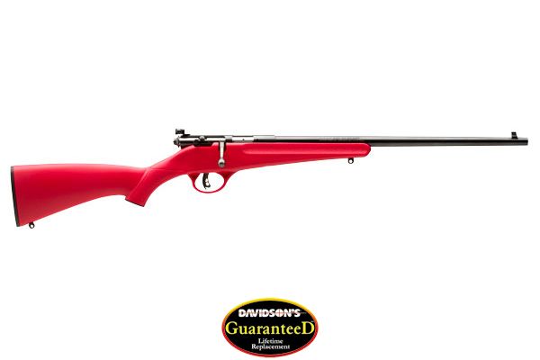 SAVAGE RASCAL YOUTH SINGLESHOT .22LR ACCU TRIGGER BLUED/RED - for sale