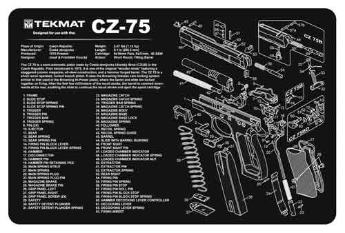 tekmat - CZ 75 - TEKMAT CZ-75 - 11X17IN for sale