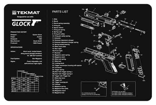 tekmat - Glock - TEKMAT GLOCK - 11X17IN for sale