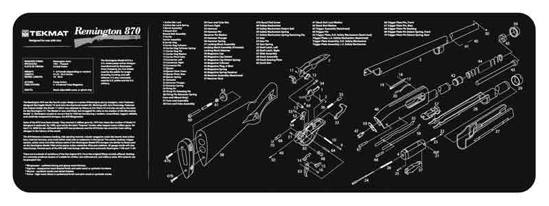 TEKMAT SHOTGUN MAT REMINGTON 870 - for sale
