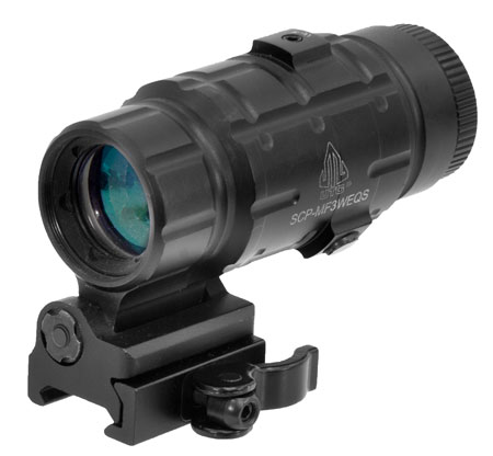 UTG 3X MAGNIFIER W/FTS QD MNT - for sale