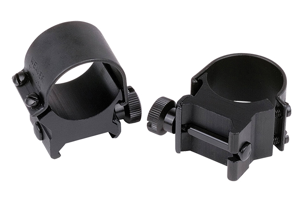 WEAVER TOP MOUNT RNGS 1" HIGH MATTE - for sale