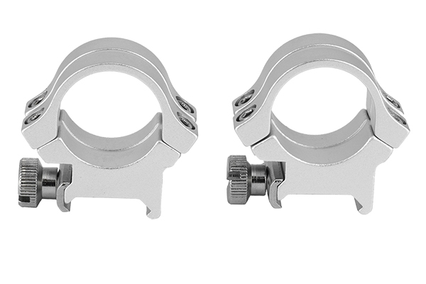 WEAVER QUAD LOCK RNGS 1" HI SLVR - for sale