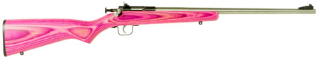 CRICKETT RIFLE G2 22LR S/S PINK/BLACK LAMINATE - for sale