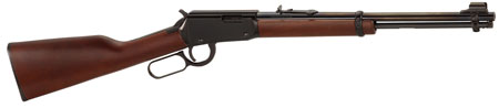 HENRY LEVER ACTION YOUTH 22S/L/LR 16" BLUED WALNUT - for sale